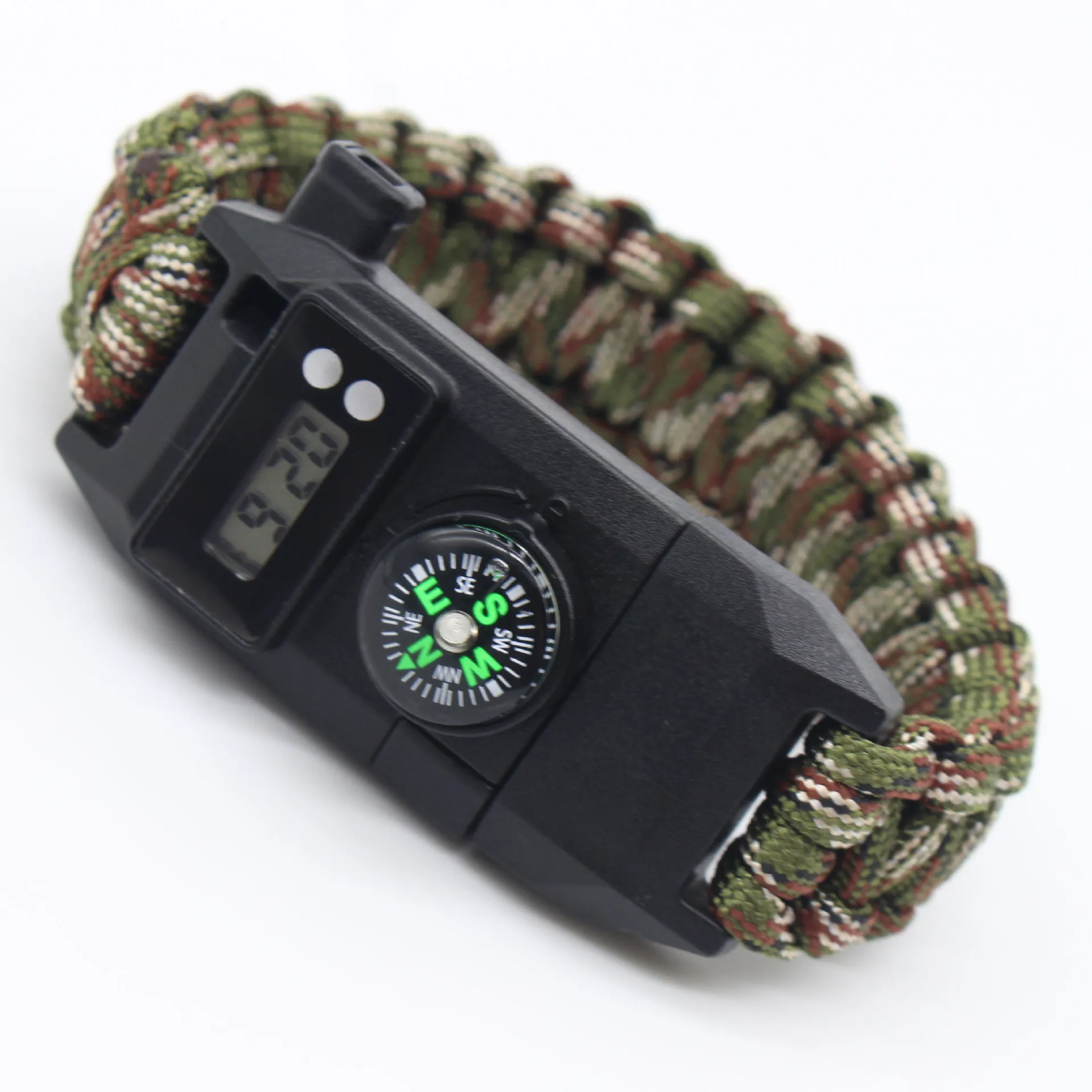 7 In 1 Paracord Survival Outdoor Bracelet Multifunction Tactical Emergency Camping Rescue EDC Bracelets Escape Wrist Strap
