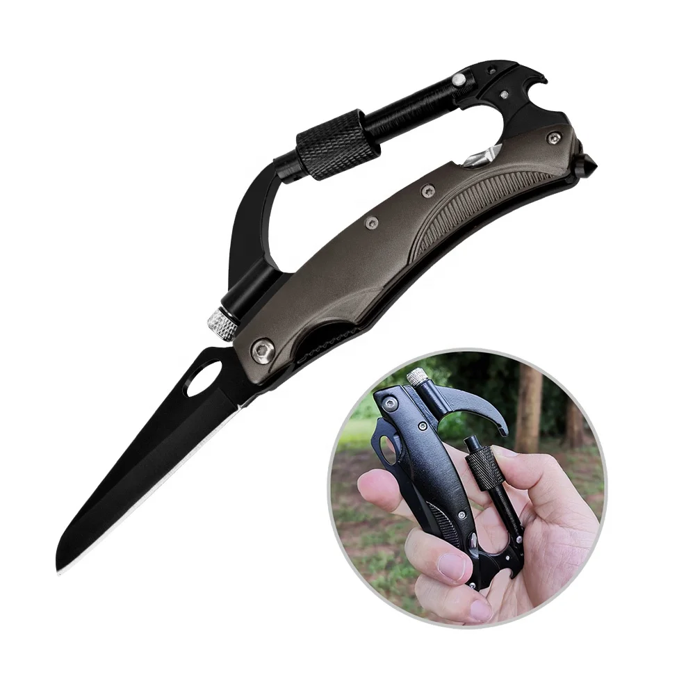 
Steel Rock Climbing Carabiner D-shape Aluminum Wholesale Outdoor Black Retail Industry Zinc 