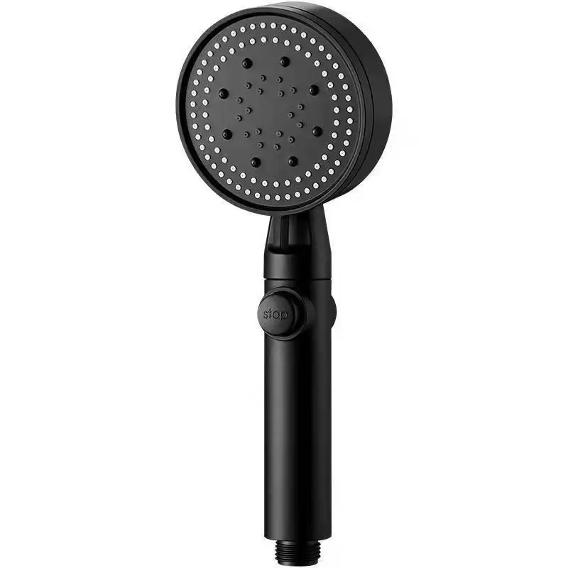 LANDOO Duschkopf Rainfall 5 Function Adjustable With Stop Button Water Saving Handheld Spray Nozzle High Pressure Shower Head