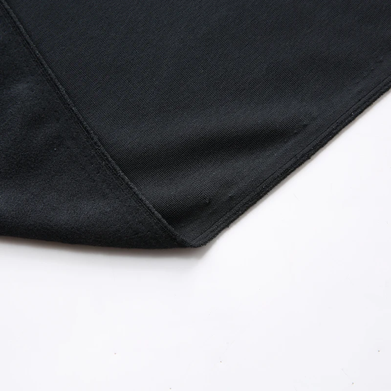 
Good Selling Super Soft Delicate Wrap Fabric Knitted Plain Polyester Spandex Velvet For Garment 