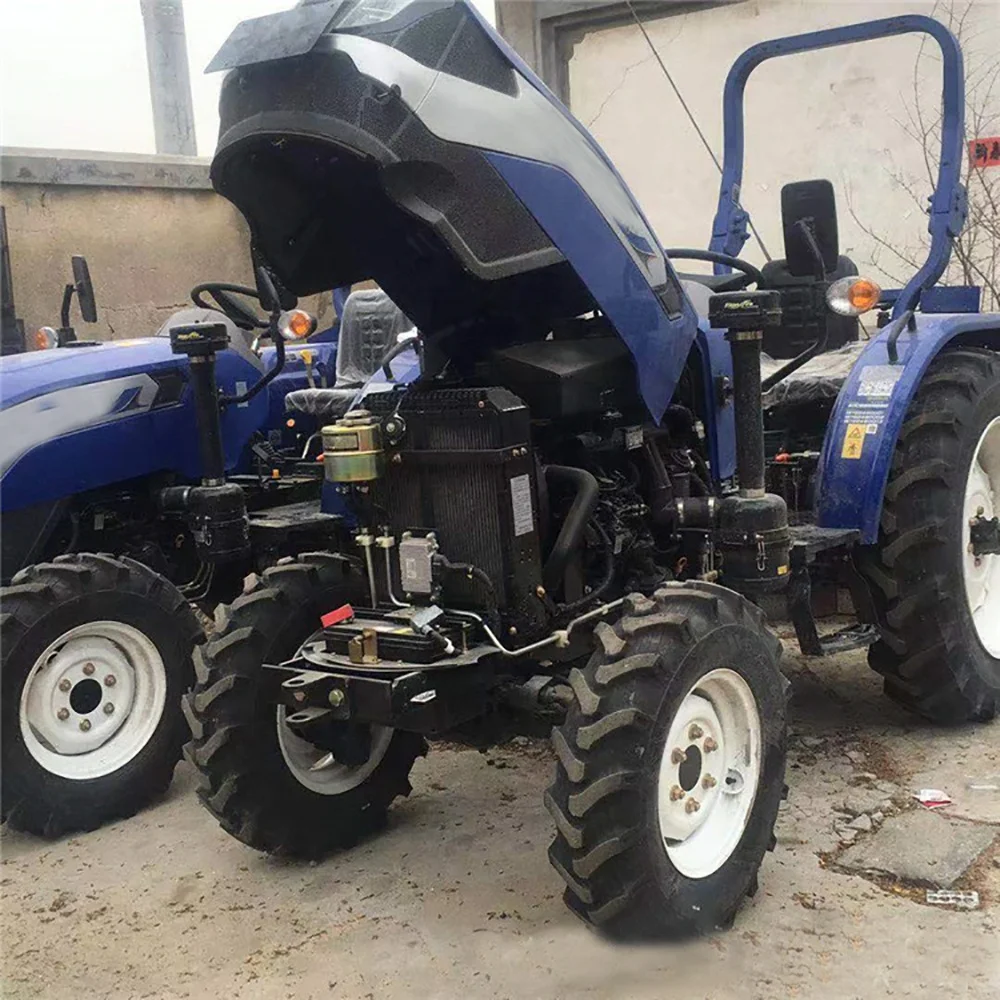 30hp 40hp 50hp 80hp farming tractors 4 wheel hot sale agriculture small diesel mini tractor end loader garden tractor low price