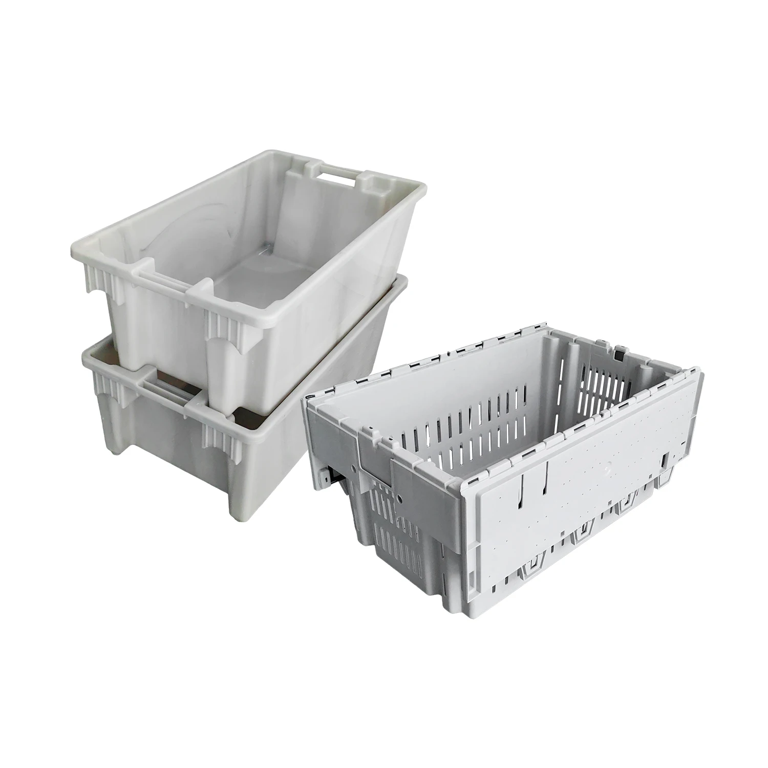 Each crate can hold 90 lbs of live Lobster tote box with lid with lid For seafood/Lobster / Shellfish / Fish / Meat