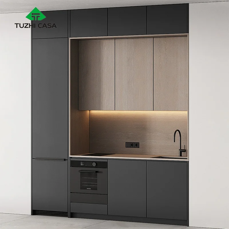 TUZHI CASA современные кухонные шкафы набор мебели производство небольших кухонных шкафов для маленькой комнаты идеи дизайна