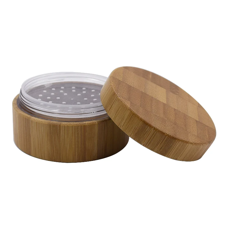 Bamboo Cosmetics Containers and Packaging Cream Jar Cosmetic