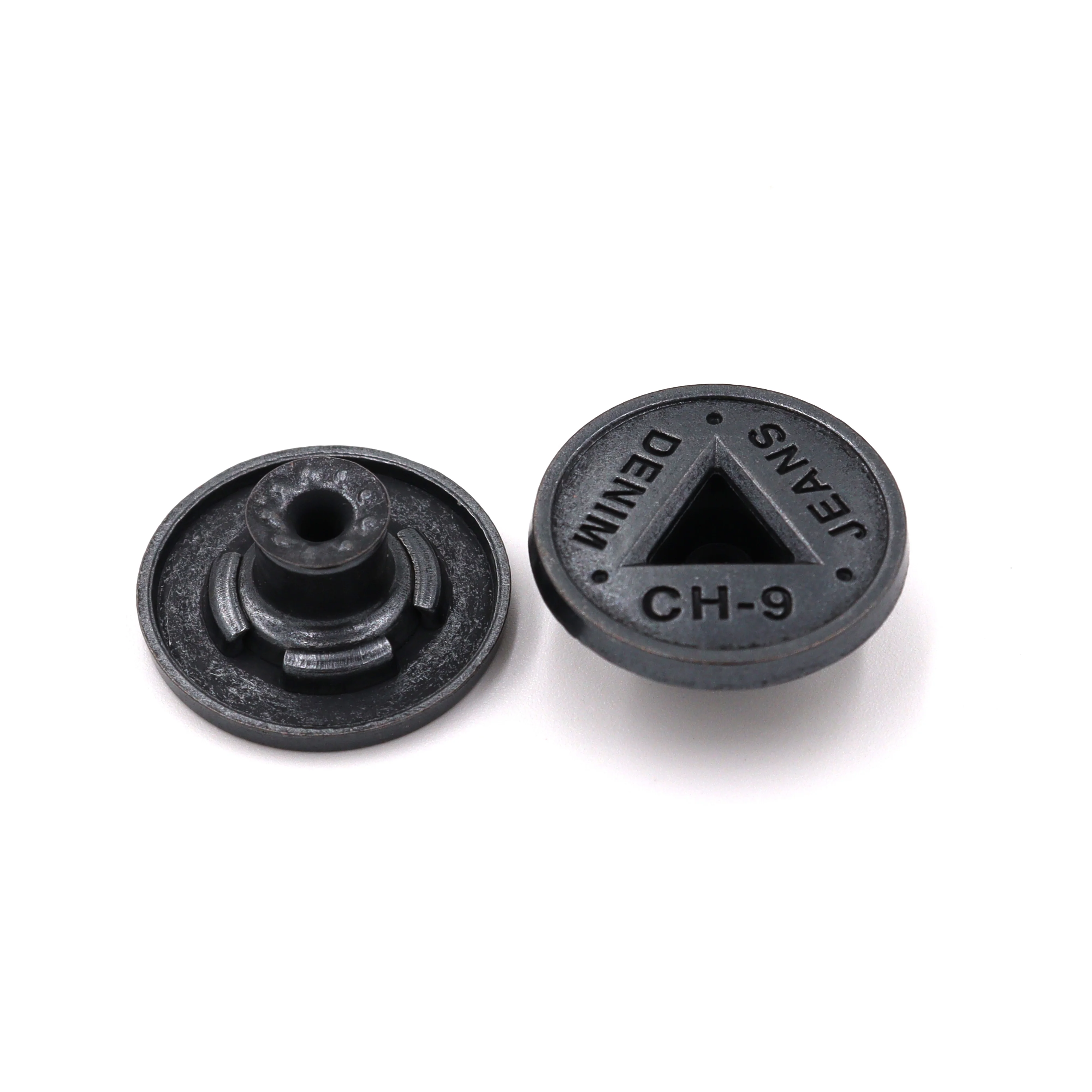 Manufacturers Wholesale Vintage Zinc Alloy Metal Denim Buttons Custom Brand Logo Jeans Button and Rivets