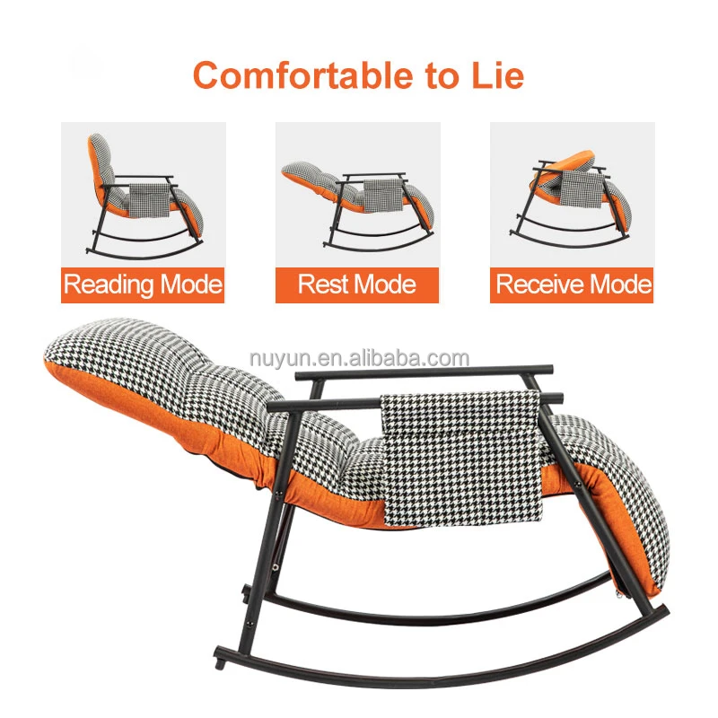 New Arrivals Furniture Living Room Recliner Chair Fabric Sofa Luxury Design Folding Single Nap Lazy Sofa