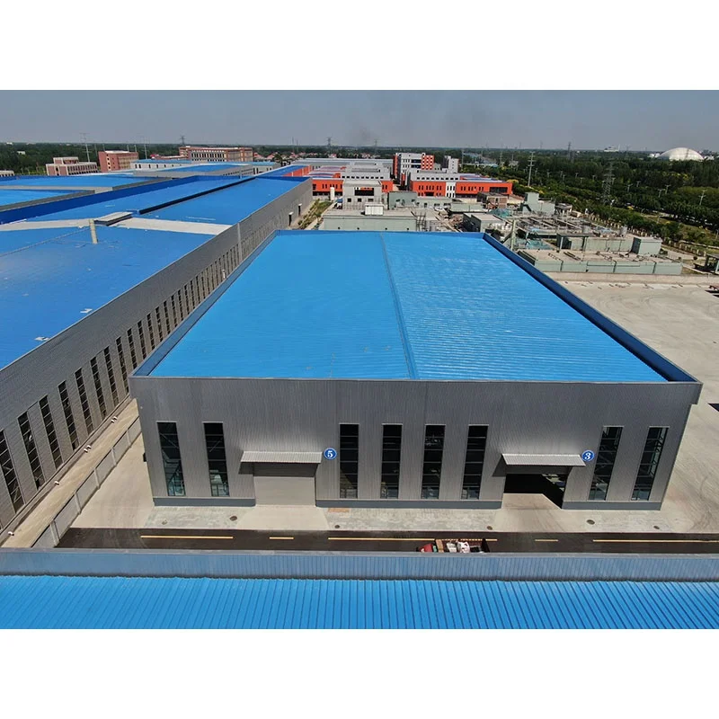 China Two Storey Prefabricated Steel Structure Warehouse Building Industrial Shed Construction