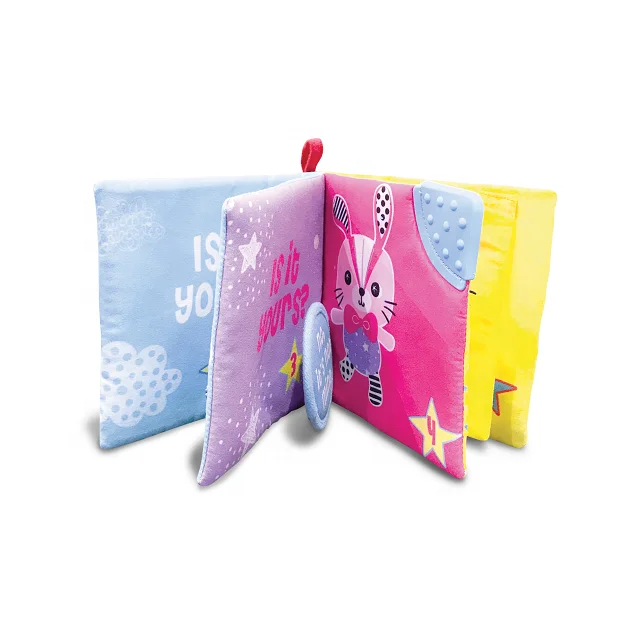 
Hot Selling Education Activity Funny Cute Baby Fabric Soft Book For Newborn 