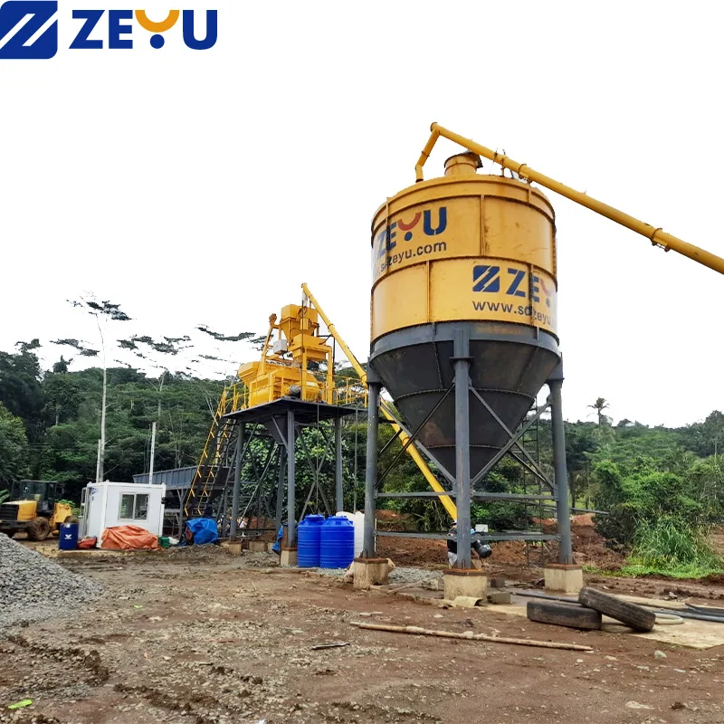 Factory HZS30 HZS Full-Automatic Concrete Batching Plant Concrete Mixing Plant Stationary Complete Concrete Plant Set