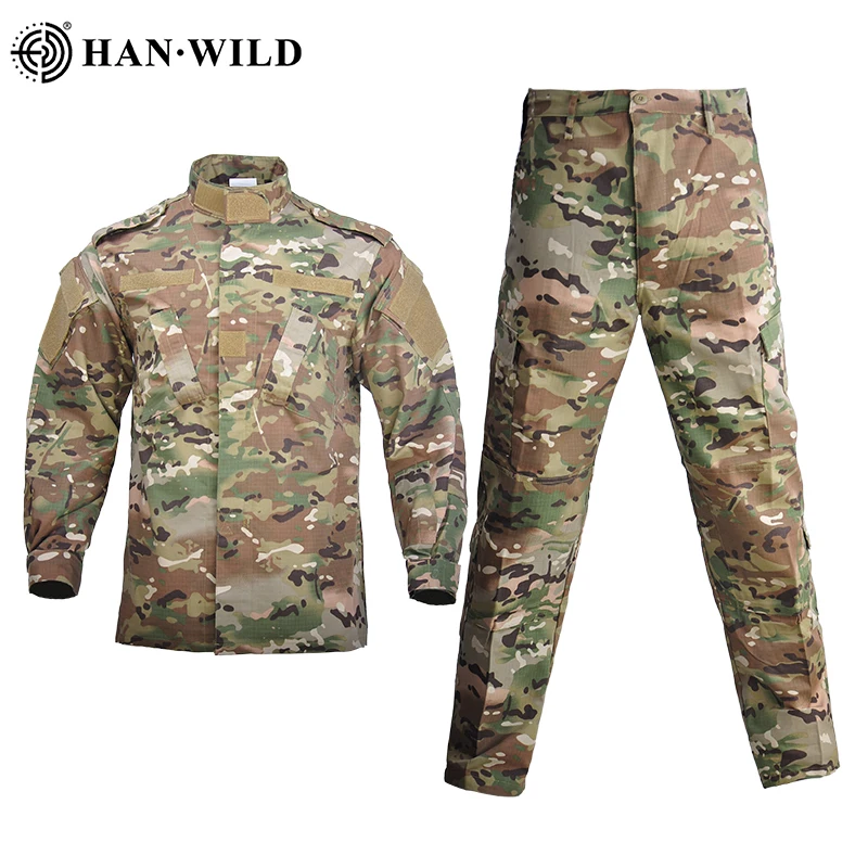 HAN WILD Camouflage  ACU Special Forces Coat+Pant Set XS-2XL