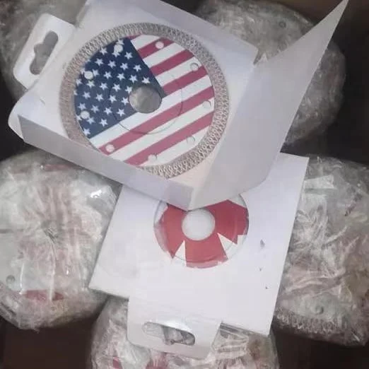 American and Canadian market hot sell ultra thin turbo tile diamond saw blade for porcelain ceramic tile cutting.