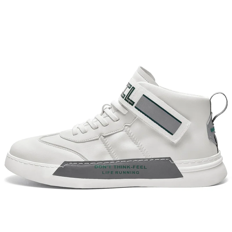 2021 New night dancing high top sports fashion sneake reflective causal light led shoes