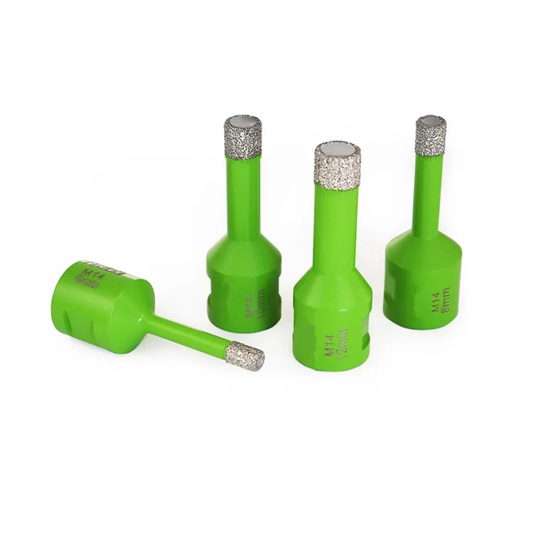 Tacar Crack-cutter Dry Diamond Crown Porcelain Marble Ceramic Tile Stone Vacuum Brazed Hole Saw