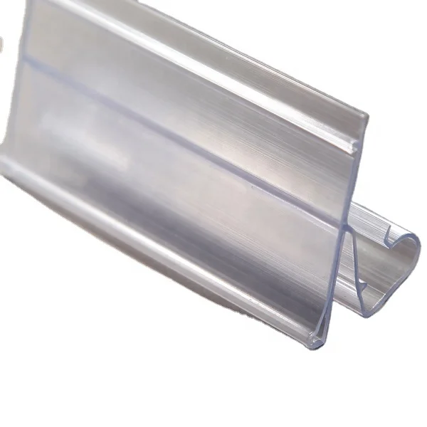 Meethope product display Supermarket price tag label holder Plastic Shelf Data Strips