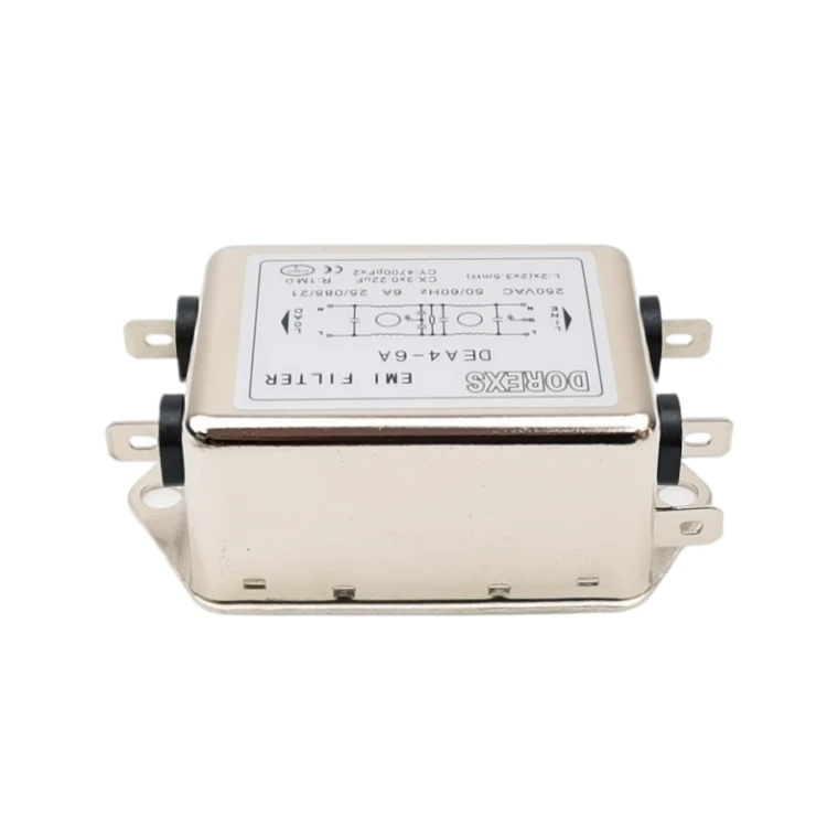 single phase emi noise filter 3A 6A 20A 10A for electrical appliances