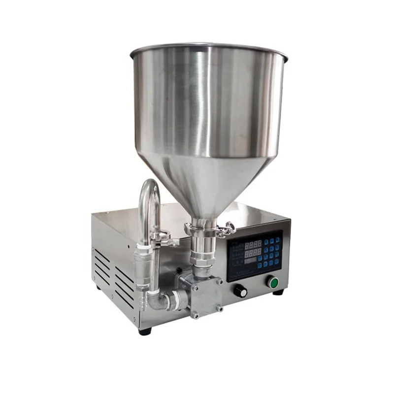 Semi auto digital rotor pump self-sucking viscous liquid filling machine for lubricating oil lotion honey syrup engine oil