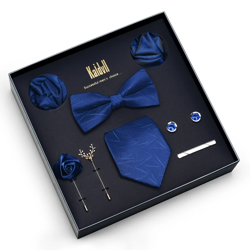 Fashion Blue Paisley Luxury Packaging Multiple Stylish Design Stock Microfiber Neckties