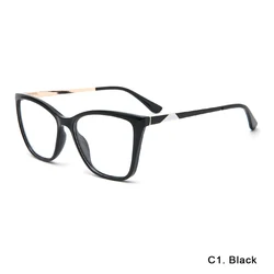 Square Cat Eye Anti Blue Light Frames For Optical Lenses With High Quality Lightweight