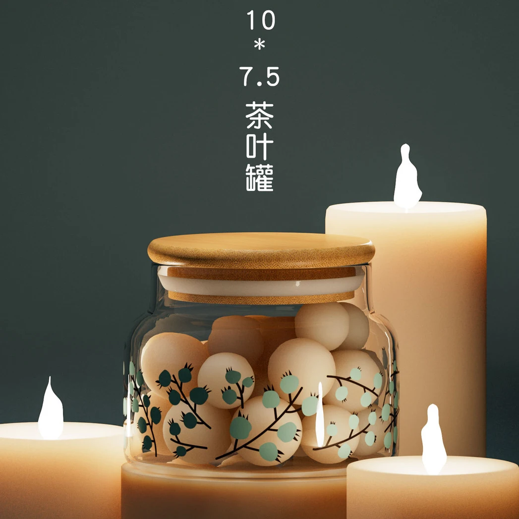 Glass Jars Clear Home Kitchen Organizers Luxury Bottles Set Candy Mason Spice Jars Glass Storage Food Containers With Bamboo Lid