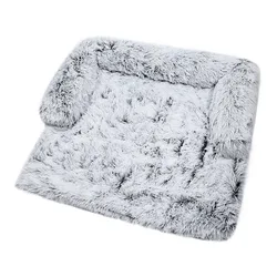 Fluffy Pet Bed Long Plush Mats Removable Cushion Washable Plush Pet Bed For Dogs And Cats