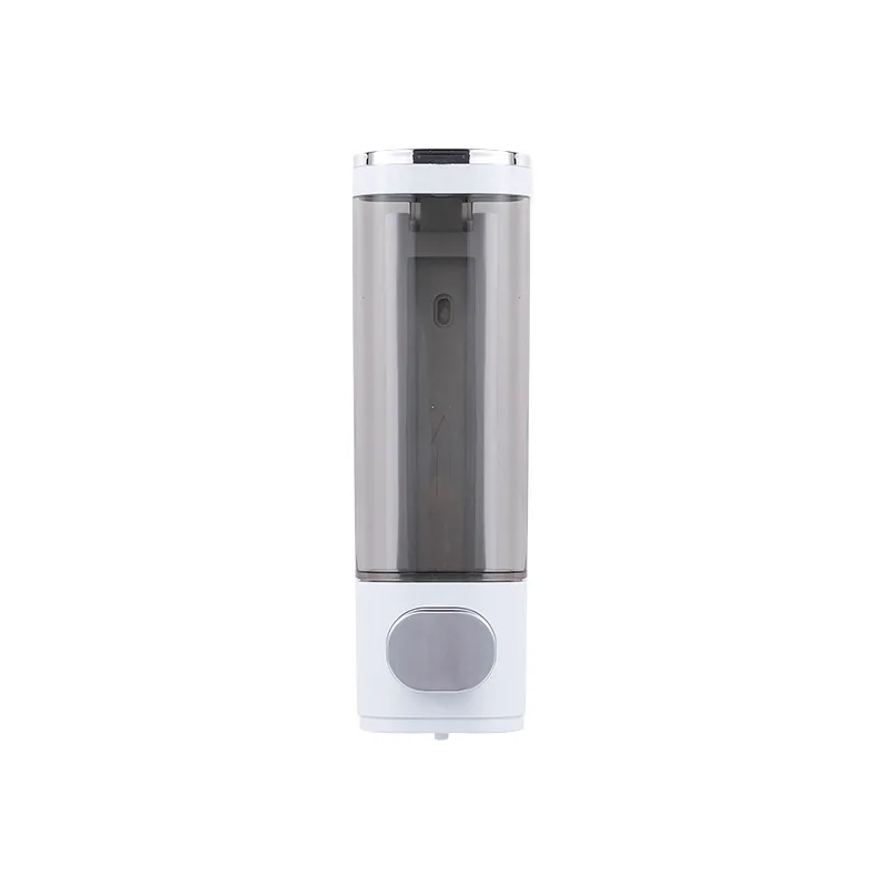 Manual ABS Plastic 3M Soap Dispenser Round Wall Mounted Hotel Bathroom Shampoo Shower Triple Liquid Soap Dispenser With Key Lock