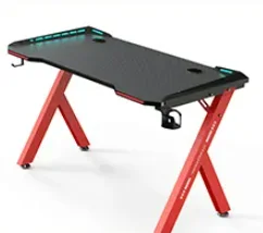 Wholesale Gaming Computer Desk Gamer Table  E-Sports Rgb Led Gaming Table Pc Desk With Led Light
