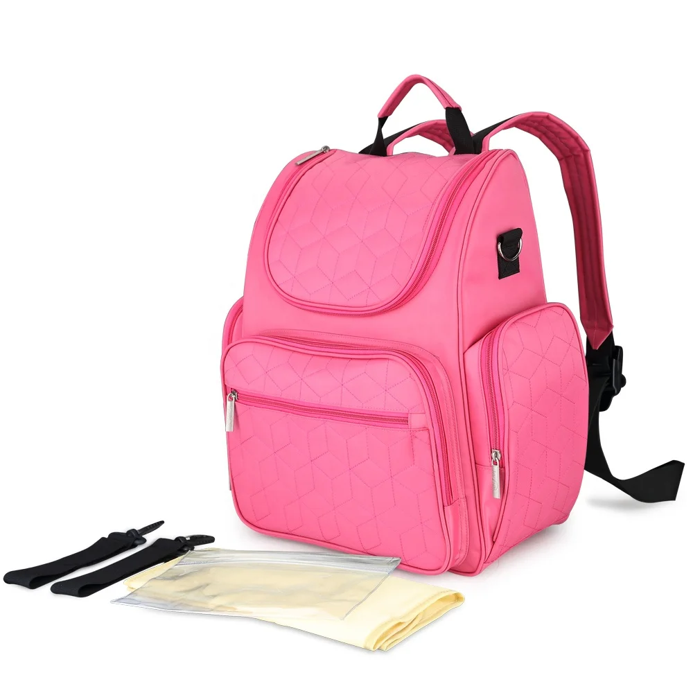 Wholesale Multifunction Travel Baby Diaper Bag Backpack Customized Baby Nappy Changing Bags for Mom Backpack Stroller Organizer