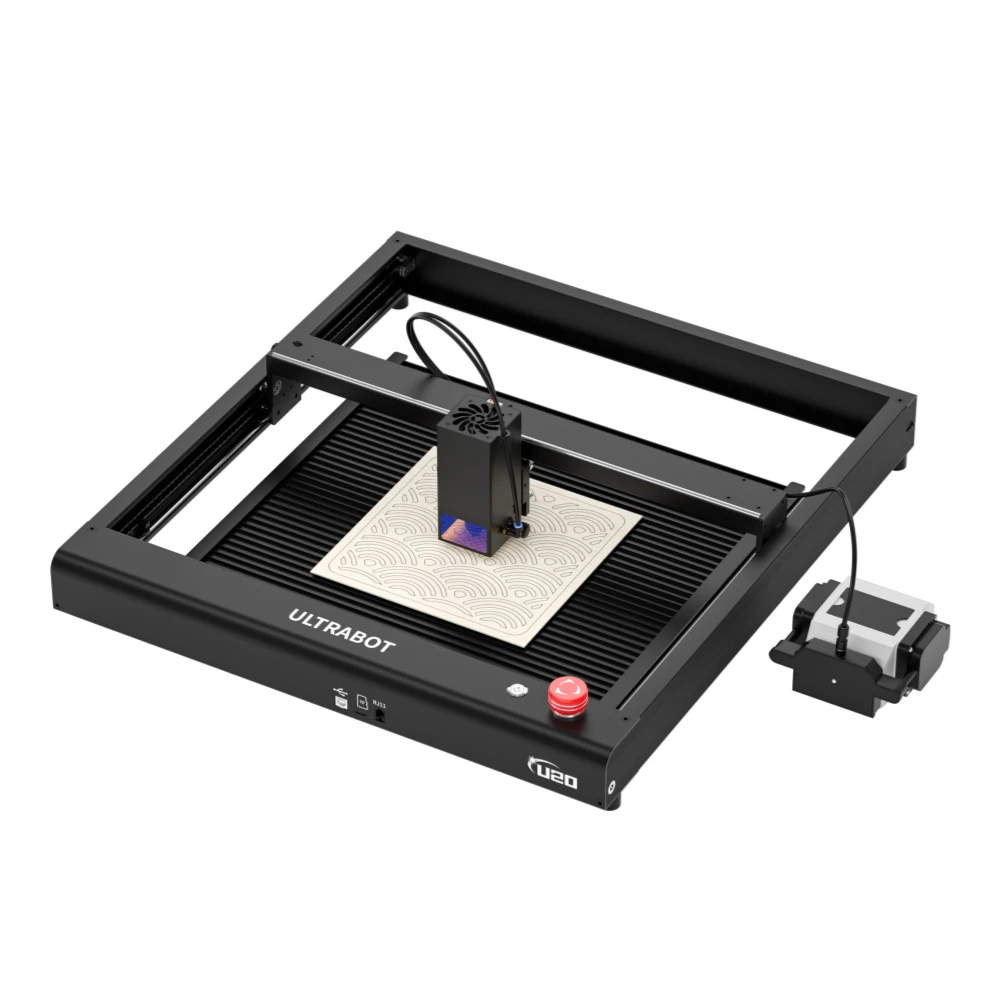 ULTRABOT U20 20W Portable Laser Engraver Cutting Machine 3D Diy Mini Metal Leather Fiber Wood diode Laser Engraving Machine