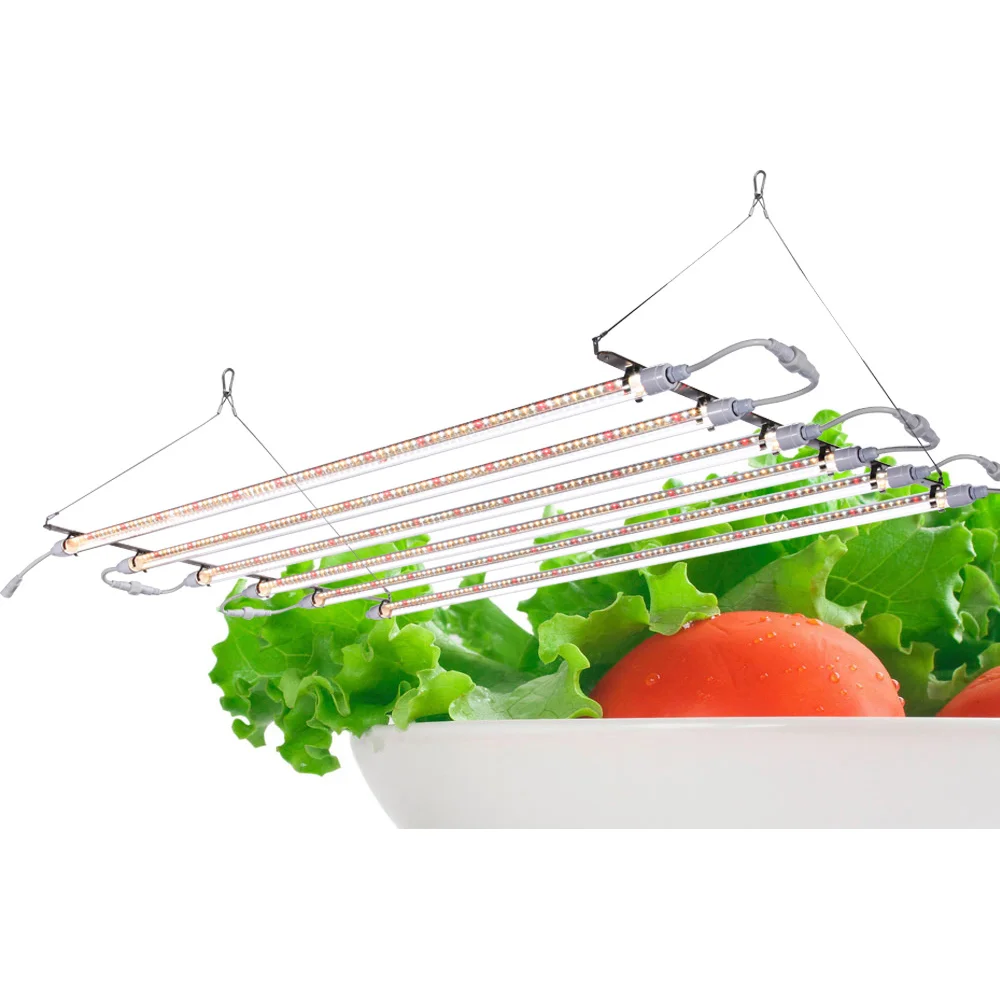 
Hydroponic Vegetables Fruits Flowers 2ft 4ft 10W 20W 80W 120W Full Spectrum T8 Led Tube Grow Light Bar 