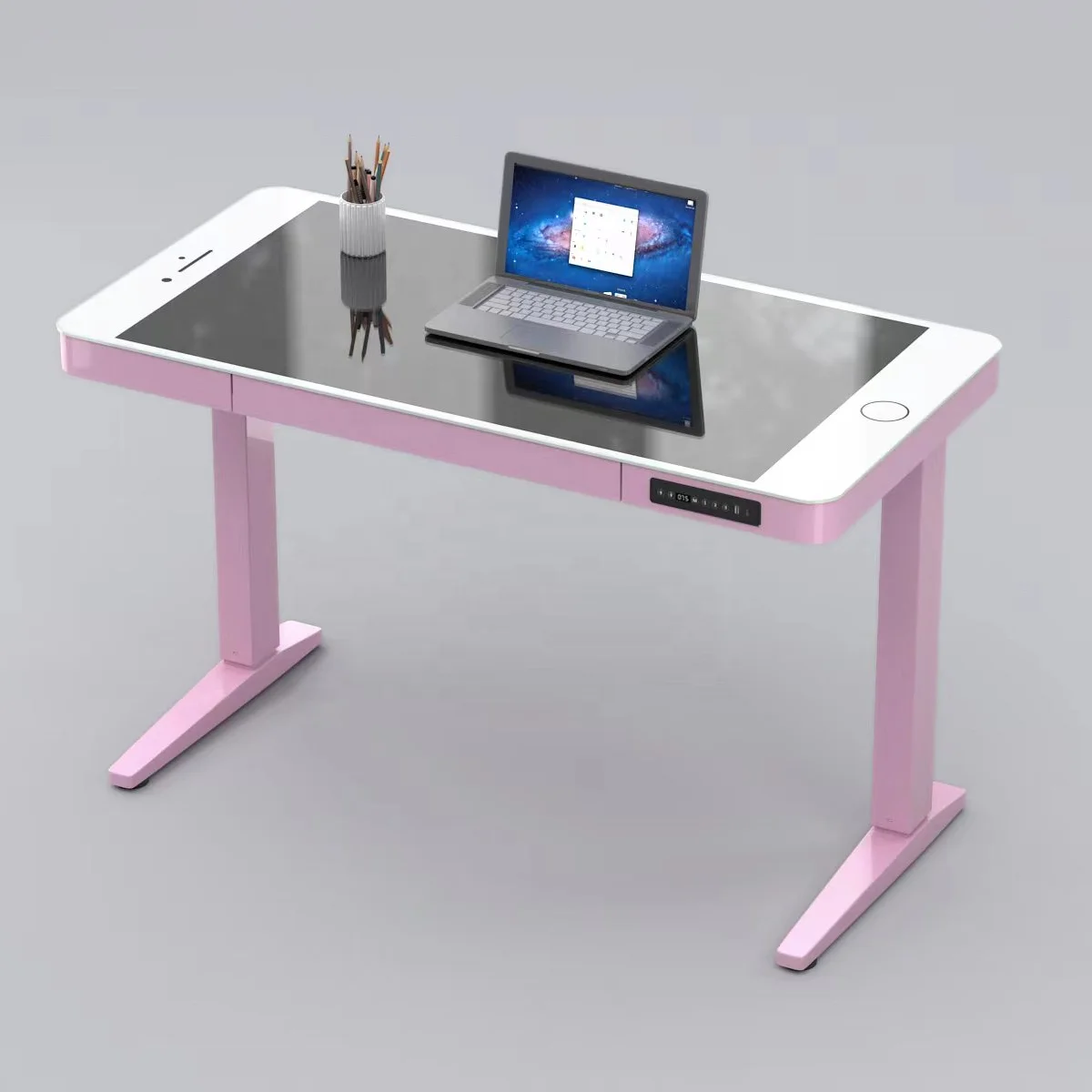 Эргономичная офисная мебель, электрический умный двухмоторный сидячий стенд, регулируемый стоячий стол