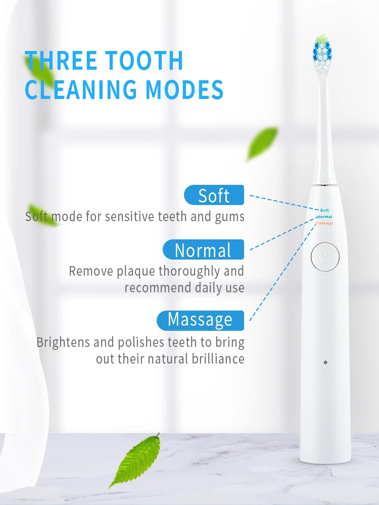 
custom home use adapter for adults dupont nylon rechargeable electric toothbrush 