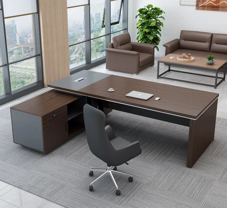 New Design Office Furniture Home Office Desk L Shaped Executive CEO Office Table