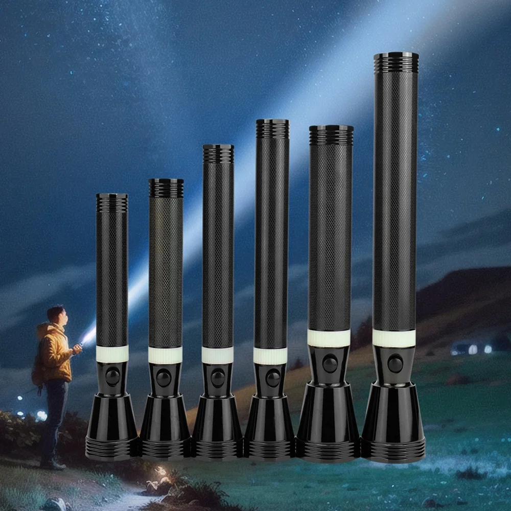 Перезаряжаемый портативный xpe высокой яркости 2D led 3 Вт фонарик