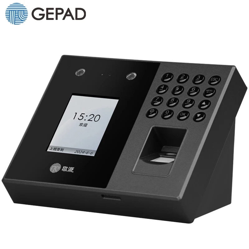Time Recorder Machine Management Facial Recognition Attendance System Clock In Staff Fingerprint Time Attendance Machine