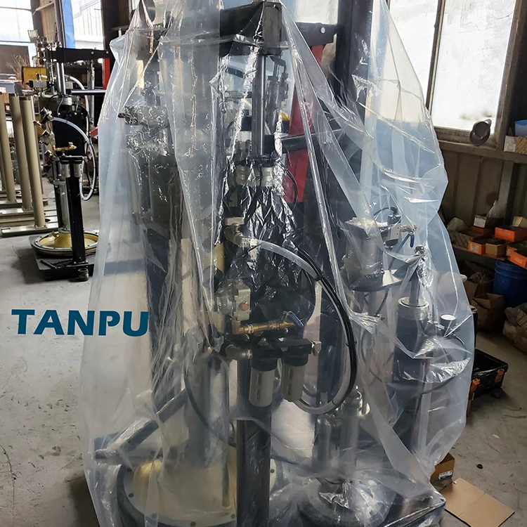 Easy to Operate vertical manual Glass Sealant Extruder machine