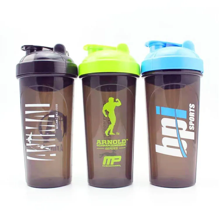 Top Sale Custom Logo Fitness Bpa Free Plastic Protein Gym Shaker Bottle For Protein