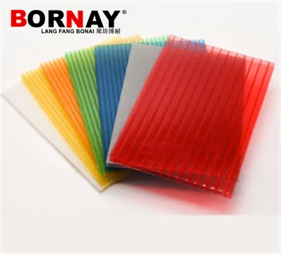 PC solar panels double wall transparent plastic roof,  pc hollow sheet for bus stop twin wall polycarbonate sheet
