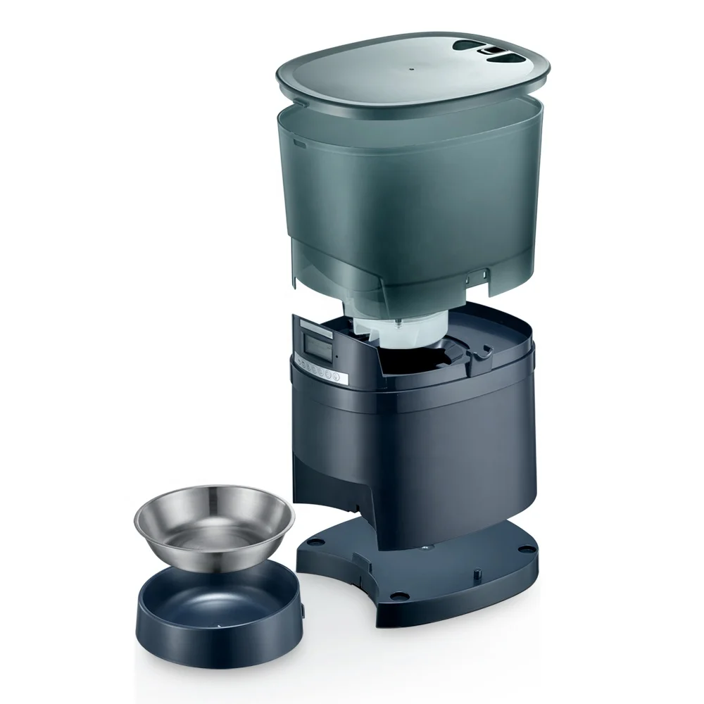 Высокое качество, лидер продаж, 4 л, таймер, питьевая вода для животных, кошек, фонтан Dis Instachew, держатель Guangzhou, Умная автоматическая кормушка для домашних животных