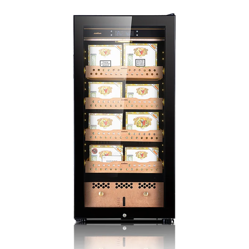 
factory hot sale large capacity cigars for backwoods and cohiba accessories humidity control spain cedar drawers cooler humidor 