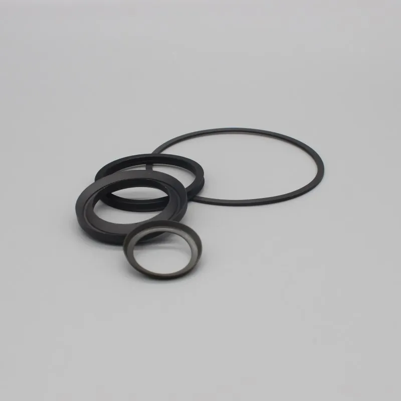 DCW customize PTFE compoundings PTFE filled material ptfe spiral ring