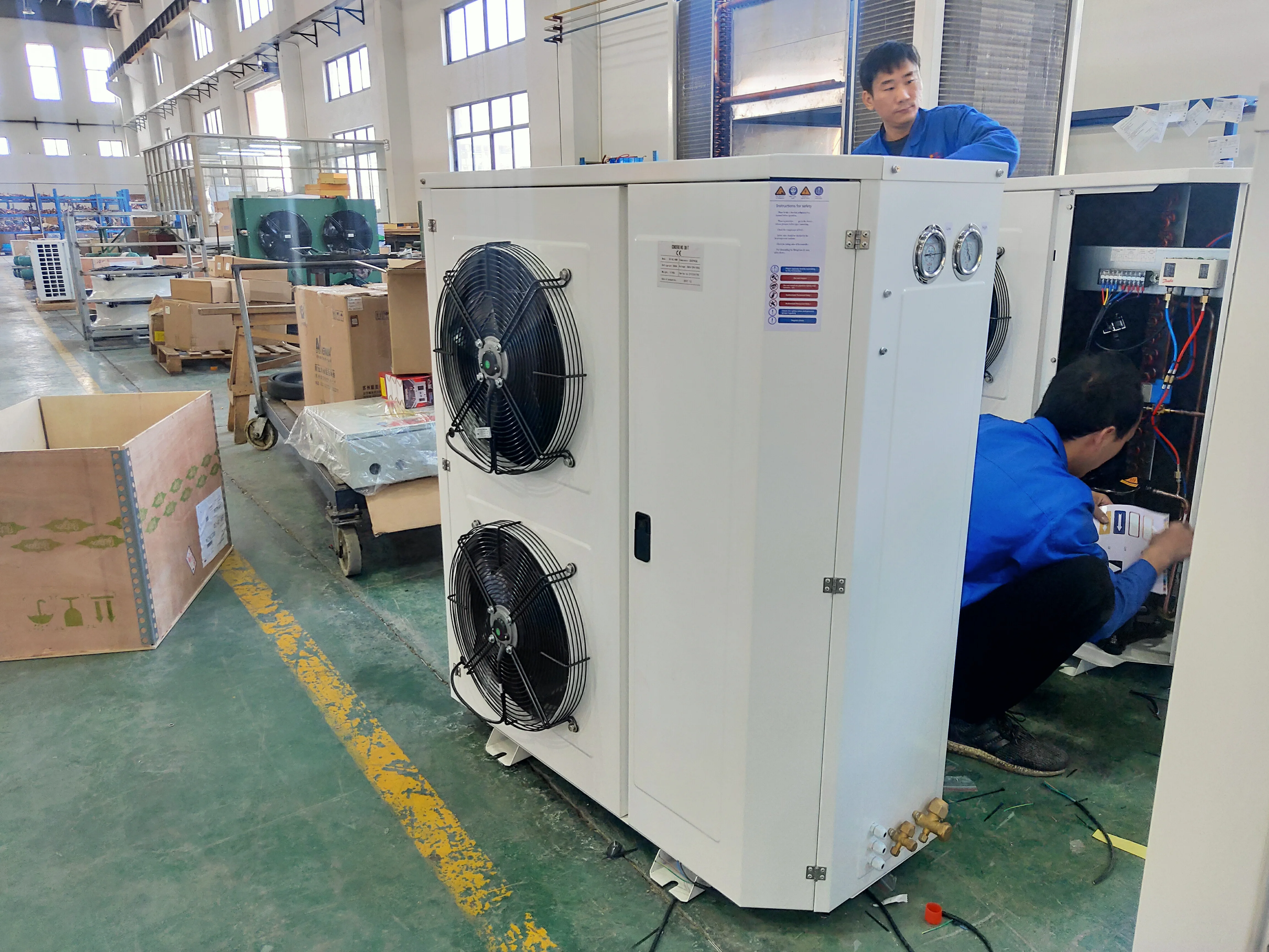 EMTH 6HP medium temperature  commercial condensing unit R404A compressor