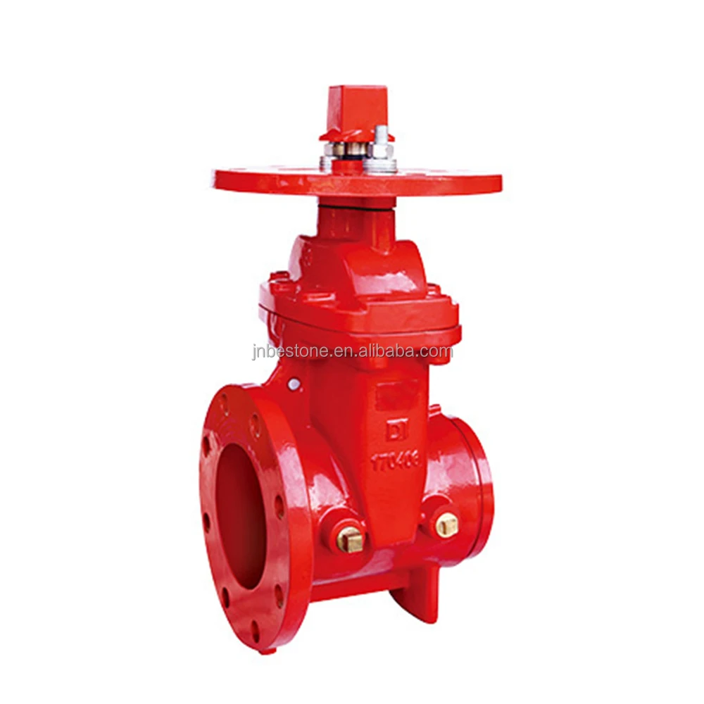 Литой чугун 300PSI-NRS типа фланцевый и рифленый концевой Противопожарный клапан сделано в Китае Bestone International