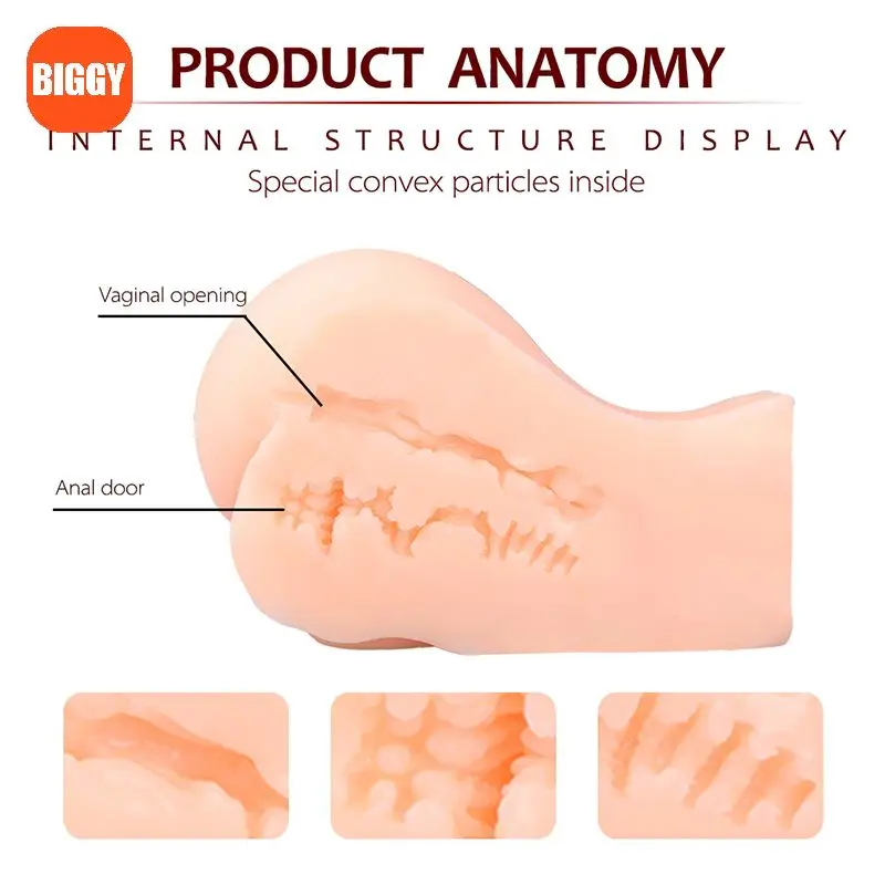 4.30LB Woman Ass Sexy Toys Artificial Vagina Rubber Pussy For Men Male Masturbator Vagina Anal Big Fat Ass