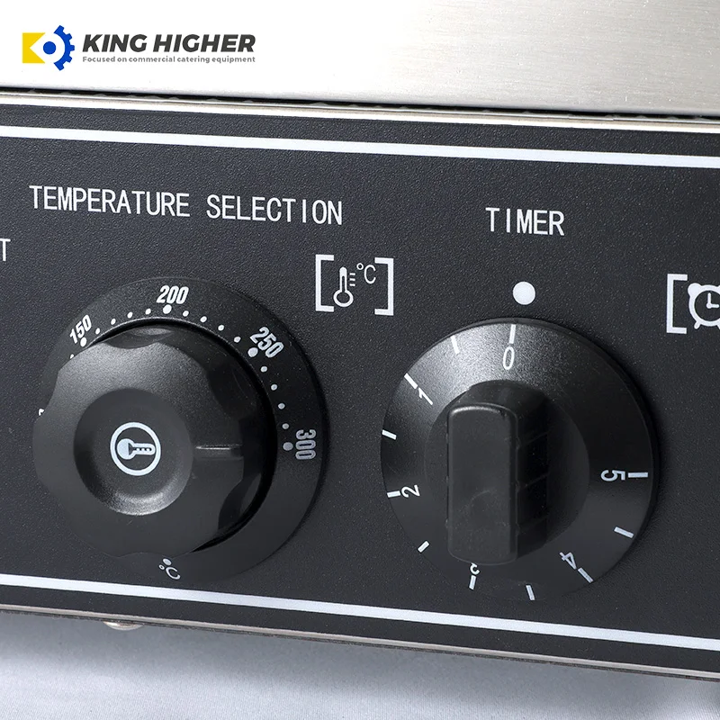 Professional Commercial Stainless Steel Non-Stick hole Donut Flower Waffle Maker Electric Home Street Food Snack Machine