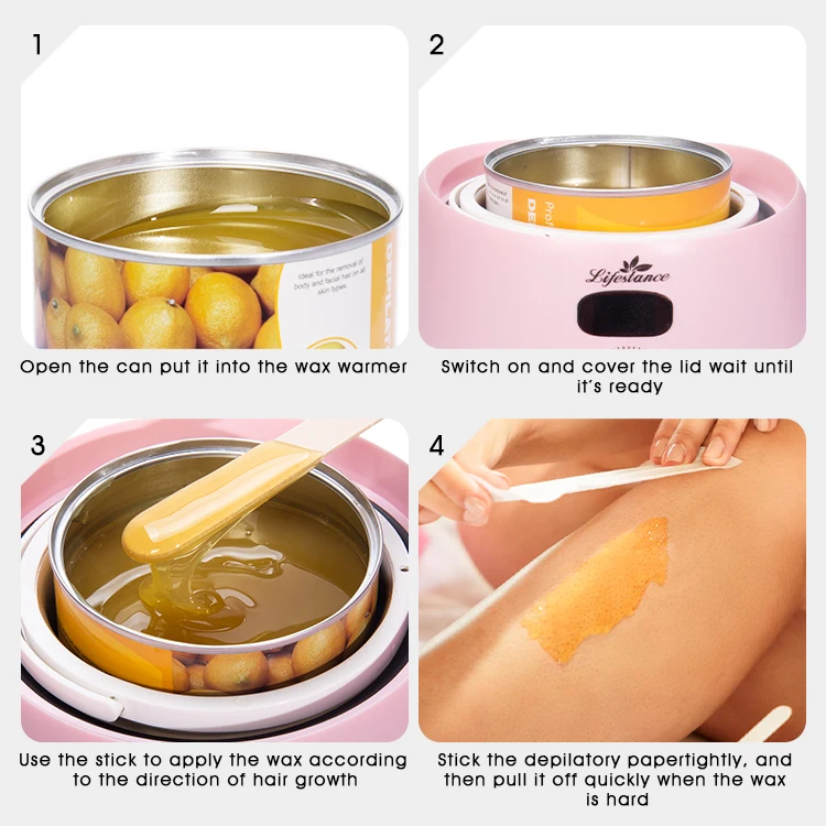 Customized Hair Removal Wax Manufacturer Ready To Use Depilatory Soft Wax Body Usage Honey Sugar Paste Wax