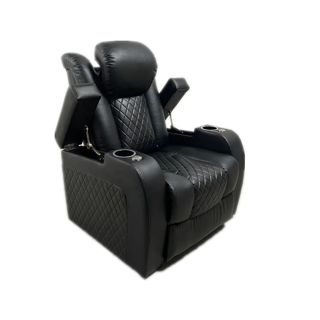 Geeksofa Factory Direct Comfortable Movie Chair Theater Cinema Power Reclining Home Theater Chair