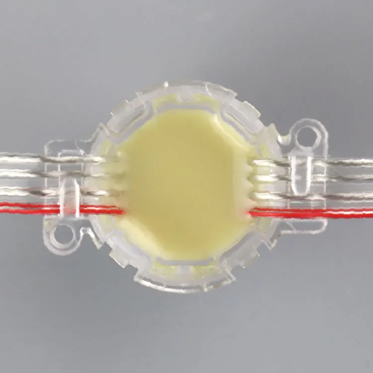 Декоративная RGB-лампа 16703ic 30 мм 12 В постоянного тока smd3535 Пиксельная лампа с крышкой из молочного поликарбоната лампочки для DJ-будки управления музыкой в клубе