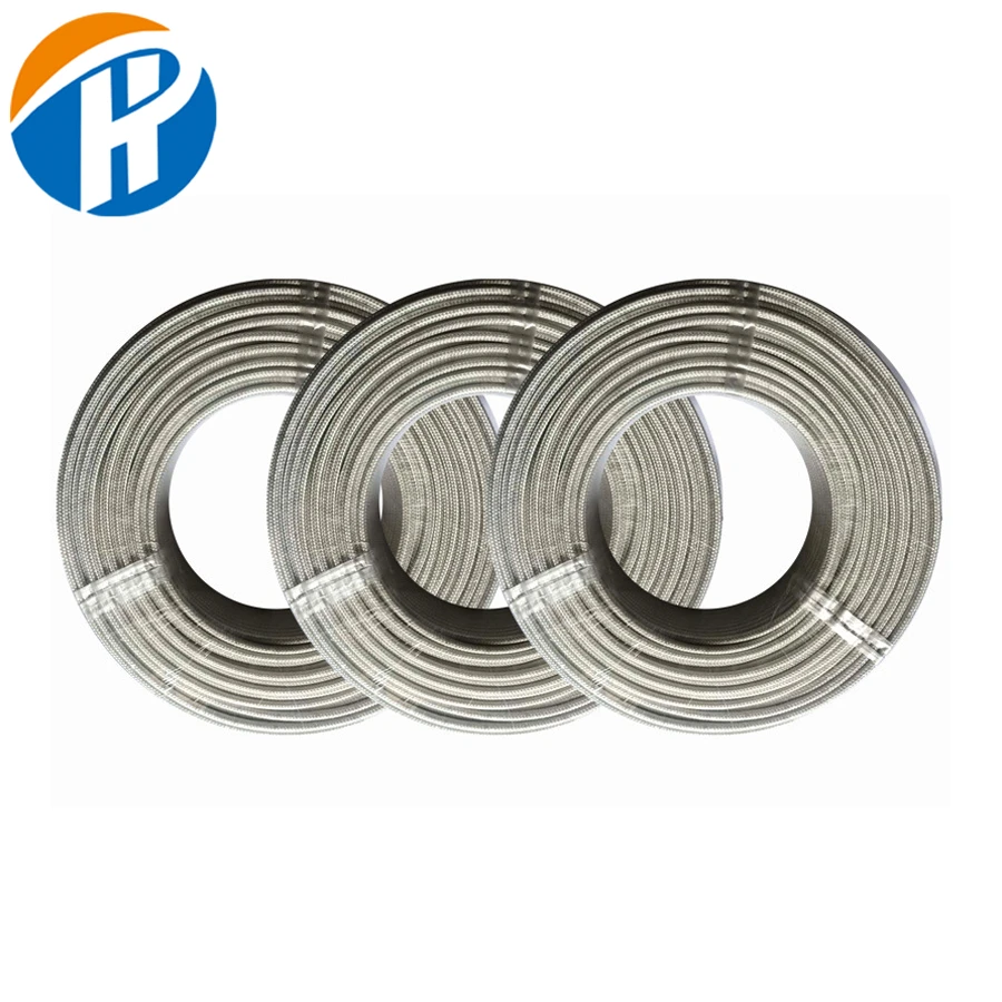 High Temperature Braided Heat Resistant Wire braided purity nickel cable for heated catering equipment