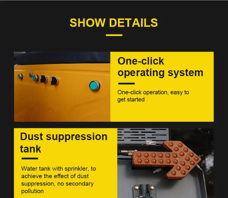 Baiyi T6 18.5HP Motor China Famous Brand Powerful and powerful three-wheeled leaf collector