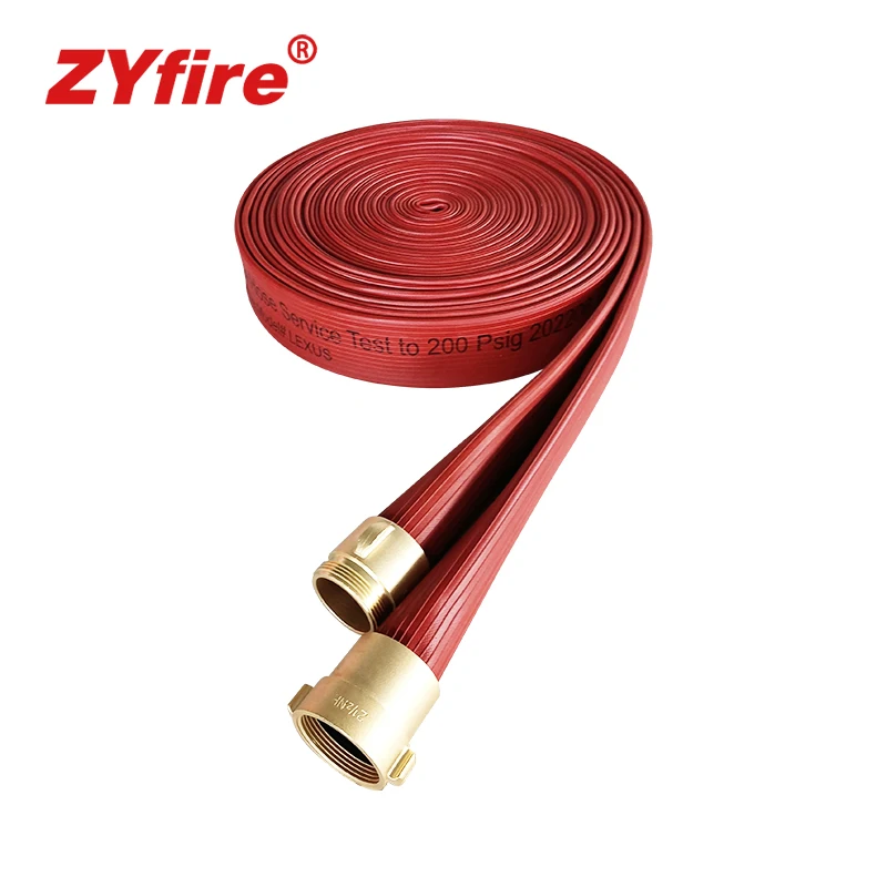 ZYfire Nitrile/TPR Tube, Thin Rib on Cover Increases Performance in Abrasion Resistance Nitrile Rubber Covered Hose